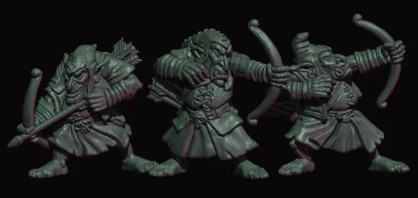 Eastern Goblin Archers — tabletop miniature by Yellow Imp Miniatures