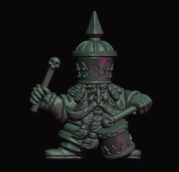 Eastern Goblin Command Group — tabletop miniature by Yellow Imp Miniatures