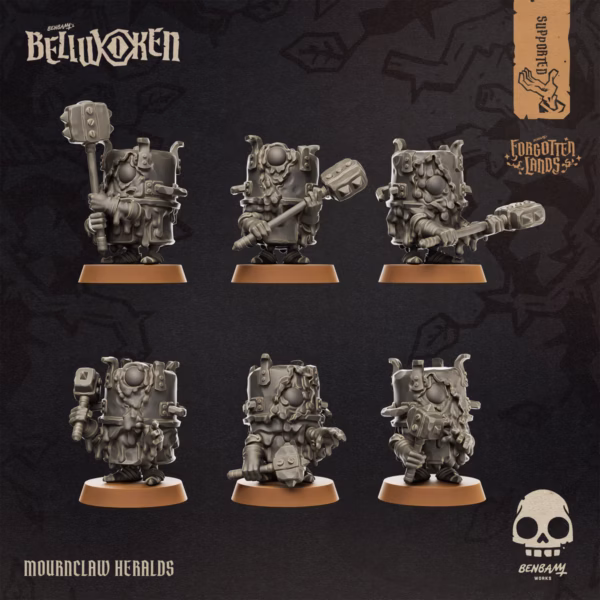 Mournclaw Heralds — tabletop miniature by Yellow Imp Miniatures